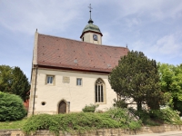 Evangelische Kirche Remmingsheim nach erfolgter Fassadensanierung