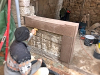 Rekonstruktion von Sandsteinelementen an historischem Bauernhaus 